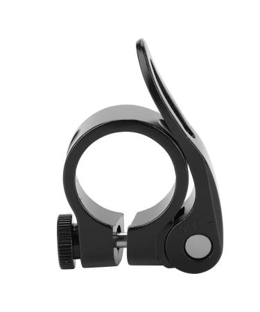VGEBY1 Bike Seatpost Clamp, Quick Releas Aluminum Alloy Bicycle Quick Release Seat Post Clamp for 25.4mm Seat Post Black