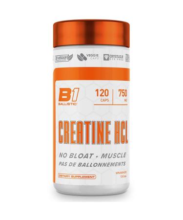 Ballistic Supps - Creatine HCL Capsules 120 Caps