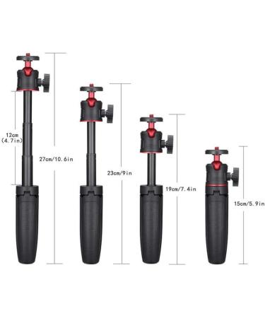Extendable Selfie Stick Mini Tripod 2 in 1 for GoPro, AKASO Action Cameras | Portable Vlog Tripod - Buy Online on SooperMarket.com