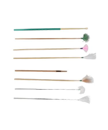 7pcs Ear Wax Removal Feather Kit with Bamboo Mat - Clean, Massage, Relax - Buy Online on SooperMarket.com