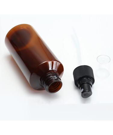 TIANZD 6 Pieces Empty 50 ml Brown PET Plastic Fine Mist Pump Spray Bottles with Black Sprayer for Cosmetic Perfume Water Travel Portable Containers Refillable 1x Funnel 50ml - Buy Online on SooperMarket.com