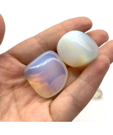 Natural Crystals and Stones 200g Bulk Polishing Opalite Tumbled Gravel Stone 20mm-25mm for Decoration for Decoration FZUGEDRLI - Buy Online on SooperMarket.com
