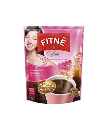 Fitne 3 in 1 Instant Coffee Mix with Collagen - 10 Sticks
