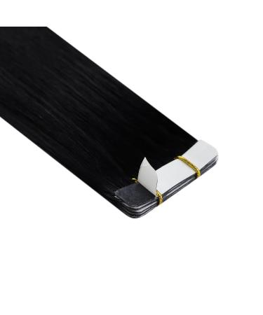 Buy Youngsee Black Tape In Extensions - Real Hair 50cm Virgin Quality 5pcs 12.5g | Smooth & Easy Application - Buy Online on SooperMarket.com