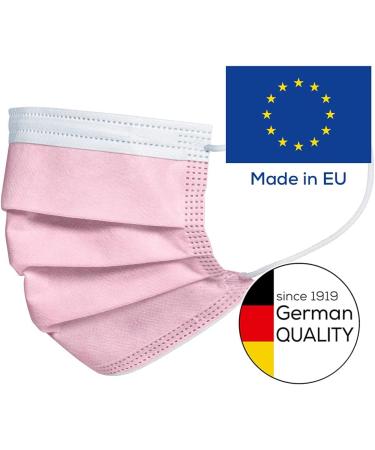 Buy Beurer MM 15 OP Mask Type IIR - 3-Layer Medical Face Mask (Pink 20 Pack) | EU Made Protects Against Droplets & Microorganisms | Fast International Shipping - Buy Online on SooperMarket.com