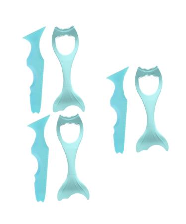 Baluue 6 Pcs Eyeliner Make up Eye Makeup Tool Eyeliner Applicator Tool Eyeshadow Scrubber