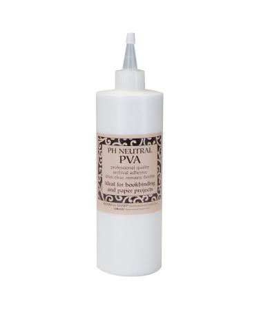 Lineco Books by Hand pH Neutral Adhesive, Archival Quality Acid-Free Dries Clear and Quick Water Soluble Lay-Flat Property, 16 Ounces (1 Pack) Custom