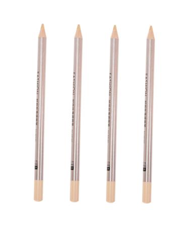 HAPINARY 4pcs Concealer Pen Eraser Concealer Make up Concealer for Face Highlighter Stick Eye Circle Wooden 1 g (Pack of 1) Assorted Color