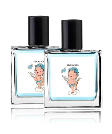 Cherub Hypnosis 2.0 Cologne For Men (Pheromone-Infused) Qupid Cologne For Men Kupids Pheromone Cologne For Men Long Lasting Romantic Perfume Unique Scent Formula 54ml Pheromone Perfume 2 Pack-(B)