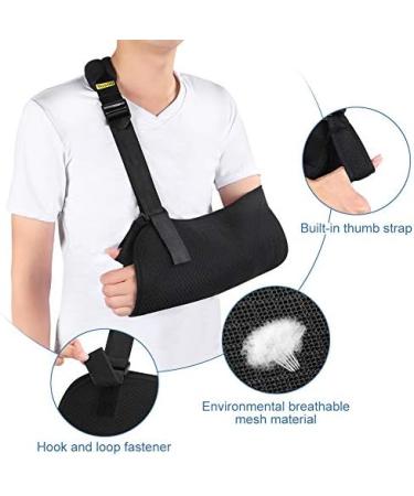 Adjustable Arm Shoulder Immobilizer with Breathable Mesh - Ideal for Injury Recovery - Buy Online on SooperMarket.com