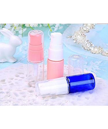 erioctry 10ML Portable Empty Refillable Bottle Cream Shampoo Lotion Treatment Pump Bottle with Cap Travel Bottles Toiletries Liquid Container for Cosmetic Make-up Pack of 6 (Pink) - Buy Online on SooperMarket.com