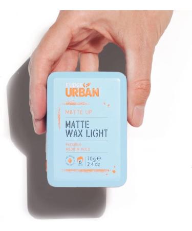 Fudge Urban Matte Wax 70g - Light Flexible Hold Men's Hair Styling Wax | Non-Sticky & Invisible Texture - Buy Online on SooperMarket.com