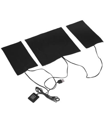 Heating pillows for the neck and shoulders USB electric heating plate 3 steps adjustable temperature washable carbon fiber heating pillow DC 5 V