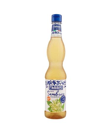 Fabbri Flavoring Syrup Elderflower Made in Italy 18.9 Ounce (560ml)