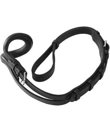 Horze Adjustable Leather Crupper | Black Pony Size 26 Tail Strap for Horse Saddle - Buy Online on SooperMarket.com