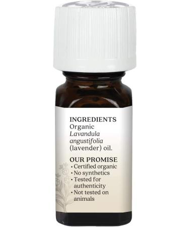 Buy Aura Cacia Organic Lavender Essential Oil - Pure 0.25 fl oz (7.4 ml) for Relaxation - Buy Online on SooperMarket.com
