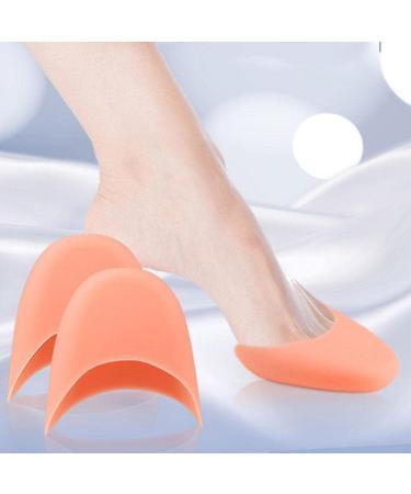 JHIALG Silicone Gel Toe Cushioning Covers - 2 Pair Ballet Dance Toe Caps for Girls & Women - Buy Online on SooperMarket.com