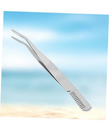 minkissy Lash Cluster Tweezers Eyelashes Tweezer Eyelash Tweezer Makeup Tweezer Stainless Steel Eyebrow Tweezer Eyelashes Extension Clip Eyebrow Clip Portable Beauty Tools medium Silver - Buy Online on SooperMarket.com