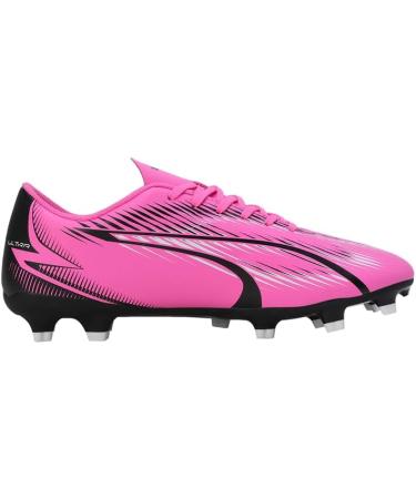 PUMA Men's Ultra Play FG/AG Football Shoe - Poison Pink White & Black - Size 41 EU - International Shipping Available - Buy Online on SooperMarket.com