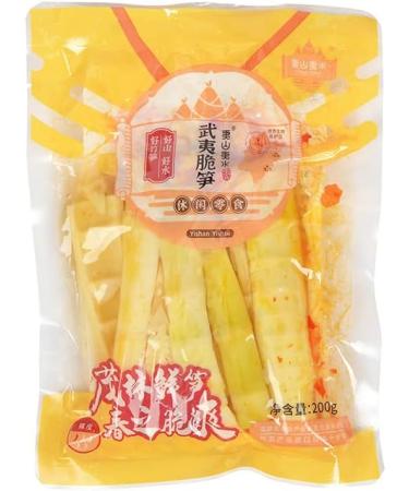 Pickled Pepper Bamboo Shoots 200g/pack Crispy bamboo shoots Fresh Tender Peeled Bamboo Shoots Instant Spicy Snacks Chinese Pickled Vegetable Ready-to-eat (5 pack) - Buy Online on SooperMarket.com
