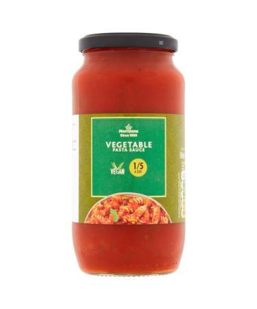 Morrisons Vegetable Pasta Sauce 500 g x 6 Tomato Vegetable