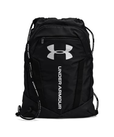 Under Armour Adult Undeniable Sackpack , Black/Black/Metallic Silver Black (001)/Metallic Silver One Size Fits Most