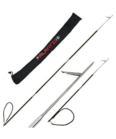 Carbon Fiber 7' Travel Spearfishing 3-Piece Pole Spear Single Flopper Tip