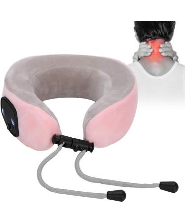 Buy Electrical Neck Massage Device - U-Shaped Pink Pillow for Comfortable Neck & Shoulder Relief | International Shipping Available - Buy Online on SooperMarket.com