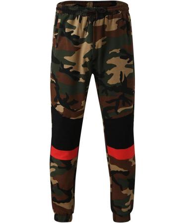 Ronony Men's Jogging Pants - Camo Cargo Training & Hiking Sports Pants for Outdoor Leisure - Buy Online on SooperMarket.com