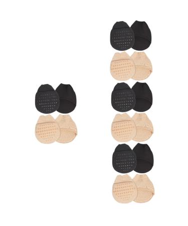 minkissy 8 Pairs Sole Pad Socks Women's Breathable Silica Gel