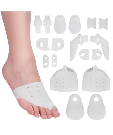 Toe relief 15 x 10 x 6 9 pairs set bale valgus corrector pain relief toe orientation spreadinger separator smooth iron