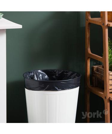 York 35L Black Garbage Bags - Extra Strong Trash Bags (1 Roll of 15) | Durable & Large Waste Bags for Heavy-Duty Use - Buy Online on SooperMarket.com