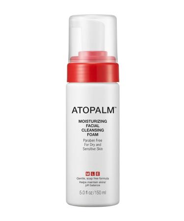 ATOPALM Moisturizing Facial Cleansing Foam Paraben Free for Dry & Sensitive Skin Face Wash Hyaluronic Acid Skin pH Balance 5.5 K-beauty 5.0 Fl Oz 150ml