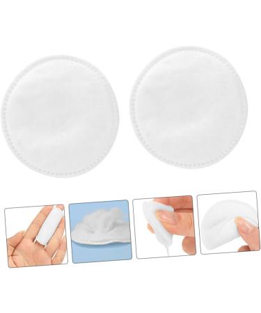 FRCOLOR 200 Pcs Disposable Face Sponges - Thick Overlock Cotton Nail Polish Cleaning Pads for Household Use - Buy Online on SooperMarket.com