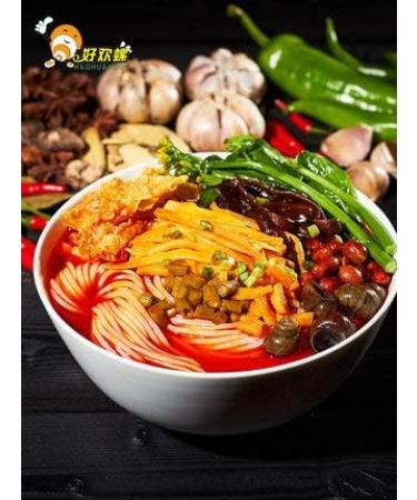 wasailuo 300g*10bag Liuzhou Snail Noodles Gift Box Instant Rice Noodles Snail Noodles Rice Flour Screw Flour luosifen Snail Powder luo si Rice Noodles Boiled Type (10 Bag) - Buy Online on SooperMarket.com