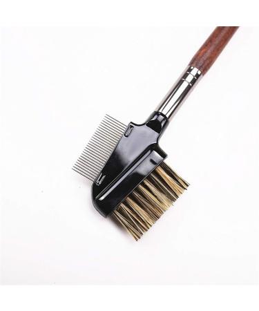 1PC Dual Eyebrow Eyelash Comb - Portable Makeup Brush for Eyebrows & Lashes | Beauty Tool for Flawless Cosmetic Application - Buy Online on SooperMarket.com