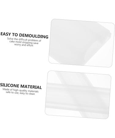 STOBOK Handmade Soap Sandwich Silicone Molds Embedded Soap Mold Homemade Cake Mold Simple Epoxy Resin White 32.2X6.2cm - Buy Online on SooperMarket.com