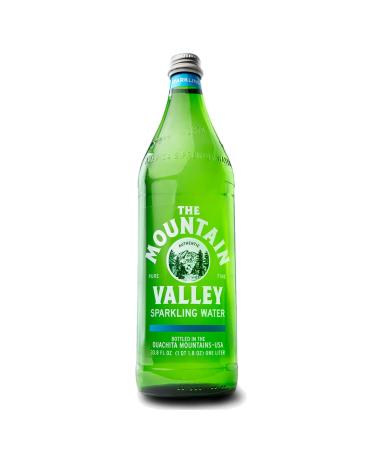 Mountain Valley 1L Sparkling Water Glass Bottle - Pack of 12 | Premium Quality & Refreshing Taste - Buy Online on SooperMarket.com