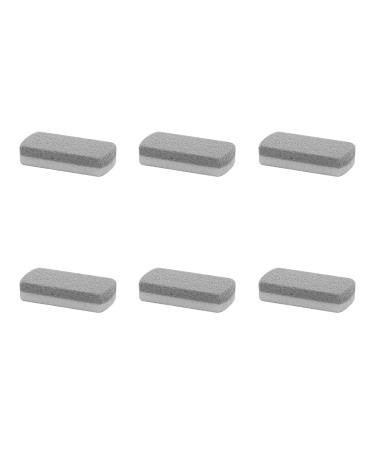 kawehiop 6piece Non-Toxic and Odorless Foot Pumice Stone for Smooth Line and Round Edge Wide Application Pedicure Foot Cleaning Grey