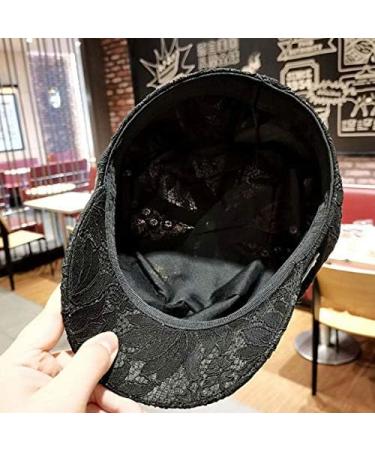 Danse Jupe Women's Black Newsboy Cap for Fall/Winter - Stylish and Functional Artist Hat - Buy Online on SooperMarket.com