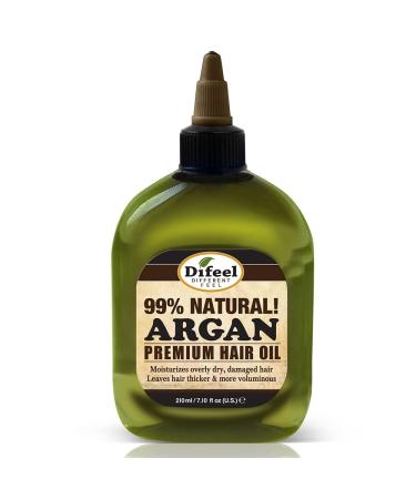 Difeel Premium Natural Hair Oil - Argan Oil 7.1 Ounce (3-Pack)