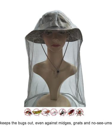 Mosquito Head Net 2pcs Face Mesh Cover Large Head Protecting Net for Outdoor Protect from Fly Screen Mosquito Gnat Bug - Buy Online on SooperMarket.com