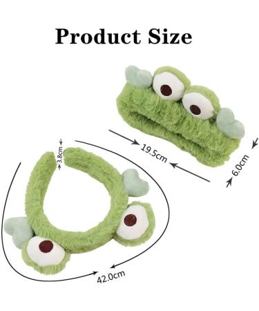 JLEivvi 2 Pieces Frog Makeup Headband Cute Frog Hair Hoop Frog Spa Headband Cartoon Frog Hair Bands Frog Hair Accessories For Face Washing Shower Sports Yoga Beauty Skincare - Buy Online on SooperMarket.com