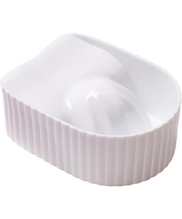 kawehiop Nail Soaking Bowl Manicure SPA Tool for Home Salon Acrylic Remover Durable and Easy to Clean White 14.8x11.5x5.7cm 1Set 1Set White 14.8x11.5x5.7cm - Buy Online on SooperMarket.com