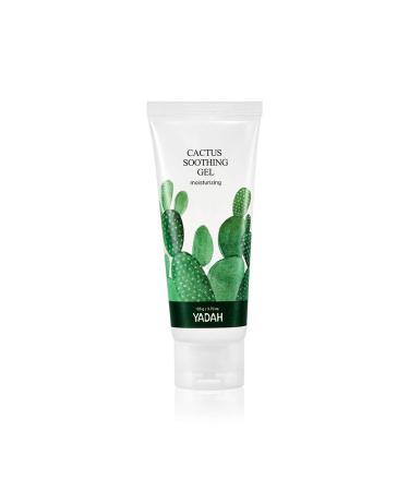 Yadah Cactus Soothing Gel 3.7 Fluid Ounce, Vegan Soothing Cooling Moisturizing Skin Care, 95 Percent of Cactus Extract 3.7 Fl Oz (Pack of 1)