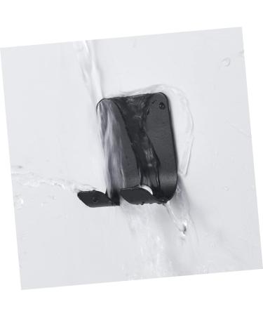 CABILOCK 16 STK Self-Adhesive Razor Hooks | Rustproof Steel Kitchen Utensil & Toothbrush Holder | Black | International Shipping - Buy Online on SooperMarket.com