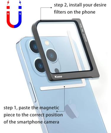 Kase CPL Filter 50mm Magnetic Square Polarizer for iPhone x/xr/xs/11/12/13/14 Pro Max and Android - Buy Online on SooperMarket.com