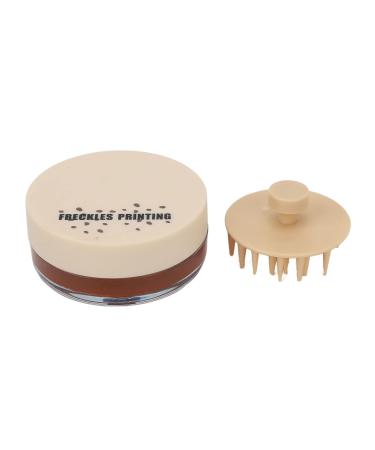 Liquid Freckle Stamp Natural Freckles Makeup Stamp with Brush Waterproof Simulation Air Cushion Freckles Pen 10g