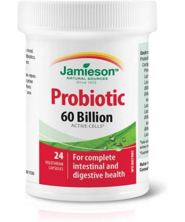 Jamieson Probiotic 60 Billion 24 Capsules & Omega-3 Select 1 000 mg 60 Billion Active Cells SUPPLEMENT + SUPPLEMENT - Buy Online on SooperMarket.com