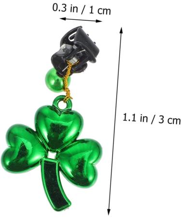 Anneome 12pcs Pendant Holder Ornament Festival Shamrock Tree Baubles Shamrocks Design Pendants Pillar - Buy Online on SooperMarket.com